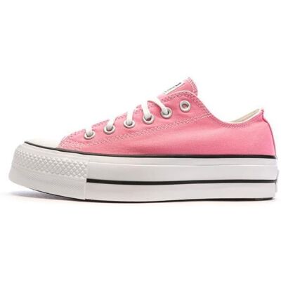Baskets Roses Femme Converse All Star Lift A06508C Rose - Publicité Baskets Roses Femme Converse All Star Lift A06508C Rose - Publicité