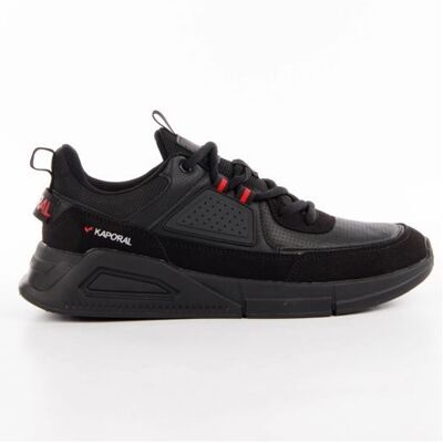Basket Kaporal Homme Bloko Noir Synthétique Noir - Publicité Basket Kaporal Homme Bloko Noir Synthétique Noir - Publicité