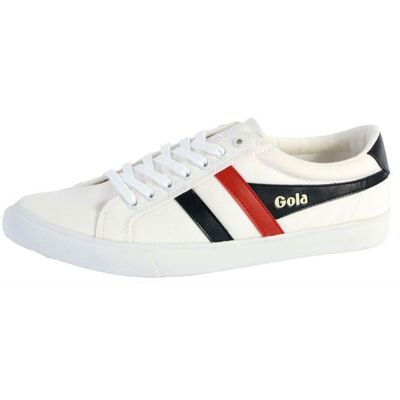 Basket Gola Varsity - White Navy Red Blanc - Publicité Basket Gola Varsity - White Navy Red Blanc - Publicité