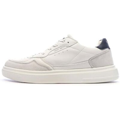 Baskets Blanches/Marines Homme Teddy Smith 120004 Bleu - Publicité Baskets Blanches/Marines Homme Teddy Smith 120004 Bleu - Publicité