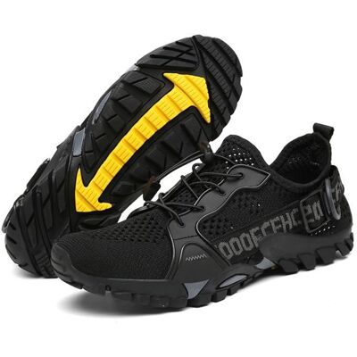 INSFITY Chaussures Multisport - Homme Femme - Séchage Rapide Léger Respirant - Noir Noir - Publicité INSFITY Chaussures Multisport - Homme Femme - Séchage Rapide Léger Respirant - Noir Noir - Publicité