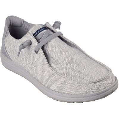 Baskets Skechers Melson-nela Gris Homme Gris - Publicité Baskets Skechers Melson-nela Gris Homme Gris - Publicité
