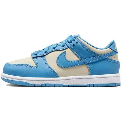 Basket Nike DUNK LO cadet Nike Bleu - Publicité Basket Nike DUNK LO cadet Nike Bleu - Publicité