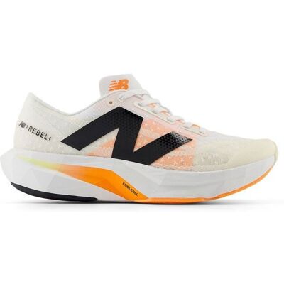 Chaussures de running - NEW BALANCE - FuelCell Rebel v4 - Tige en maille - Semelle FuelCell réactive - Femme Blanc - Publicité Chaussures de running - NEW BALANCE - FuelCell Rebel v4 - Tige en maille - Semelle FuelCell réactive - Femme Blanc - Publicité