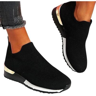 Chaussure De Sport Femme A La Basket Air Running Course Chaussures Jogging Baskets Ete Respirantes Casual Mesh Respirant Noir - Publicité Chaussure De Sport Femme A La Basket Air Running Course Chaussures Jogging Baskets Ete Respirantes Casual Mesh Respirant Noir - Publicité