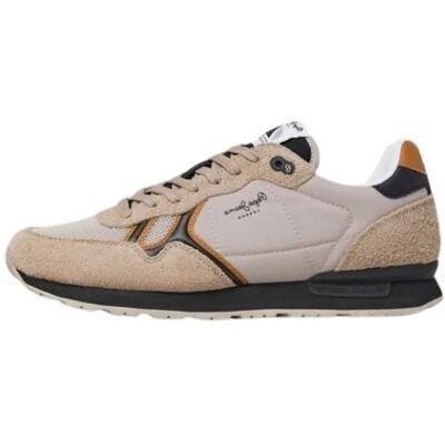 Baskets Pepe Jeans homme Ref 62276 844 Beige Beige - Publicité Baskets Pepe Jeans homme Ref 62276 844 Beige Beige - Publicité