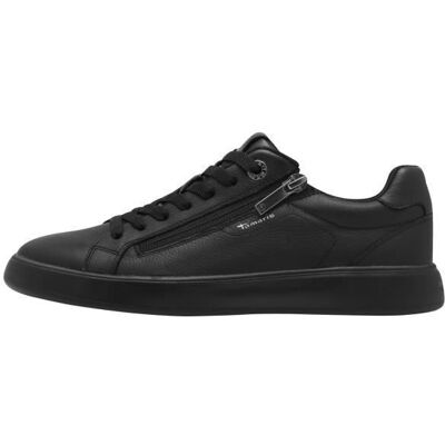 Basket Cuir Tamaris - Noir Noir - Publicité Basket Cuir Tamaris - Noir Noir - Publicité