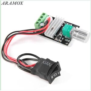 ARAMOX Régulateur de Vitesse Moteur DC 3A PWM avec Fonction Switch - Publicité ARAMOX Régulateur de Vitesse Moteur DC 3A PWM avec Fonction Switch - Publicité