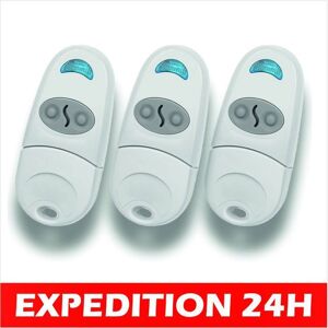 AUCUNEARY 3pcs Telecommande Portail 43392 MHz Telecommande Universelle Porte de Garage Compatible avec Top 432NA 432EE 432EV Étiquette Blanc - Publicité AUCUNEARY 3pcs Telecommande Portail 43392 MHz Telecommande Universelle Porte de Garage Compatible avec Top 432NA 432EE 432EV Étiquette Blanc - Publicité