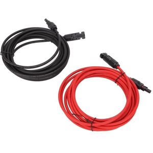 Vvikizy Fil de panneau solaire 1 paire de fils de panneau solaire 12awg avec connecteur câble bricolage gaine 2 m / 66 pieds Blanc - Publicité Vvikizy Fil de panneau solaire 1 paire de fils de panneau solaire 12awg avec connecteur câble bricolage gaine 2 m / 66 pieds Blanc - Publicité