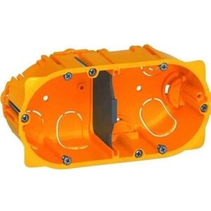 LEGRAND Boîte pour cloison sèche - 2 postes - P 40 mm - Ø67 mm Jaune - Publicité LEGRAND Boîte pour cloison sèche - 2 postes - P 40 mm - Ø67 mm Jaune - Publicité
