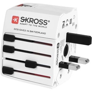 Adaptateur secteur - SKROSS - MUV 2USB - 2 ports USB - Type F - Universel Blanc - Publicité Adaptateur secteur - SKROSS - MUV 2USB - 2 ports USB - Type F - Universel Blanc - Publicité