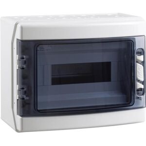 Coffret électrique - IDE - CDN12PT/RR - 12 emplacements - 1 rangée - Gris Gris - Publicité Coffret électrique - IDE - CDN12PT/RR - 12 emplacements - 1 rangée - Gris Gris - Publicité