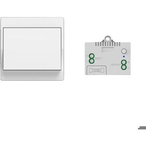 Interrupteur sans fil - KR2201-4 - Auto-alimenté - Télécommande - Installation facile - Publicité Interrupteur sans fil - KR2201-4 - Auto-alimenté - Télécommande - Installation facile - Publicité