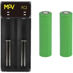 Sony Pack Chargeur Accu FC2 USB 1A avec 2 accus 18650 VTC6 3000mAh LiOn - Publicité Sony Pack Chargeur Accu FC2 USB 1A avec 2 accus 18650 VTC6 3000mAh LiOn - Publicité