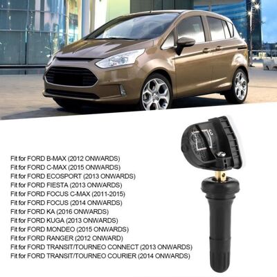 TMISHION 4 pcs Capteurs de Surveillance de Pression des Pneus TPMS 2036832 Convient pour Ford Ecosport - Fiesta - Focus-XIU - Publicité TMISHION 4 pcs Capteurs de Surveillance de Pression des Pneus TPMS 2036832 Convient pour Ford Ecosport - Fiesta - Focus-XIU - Publicité