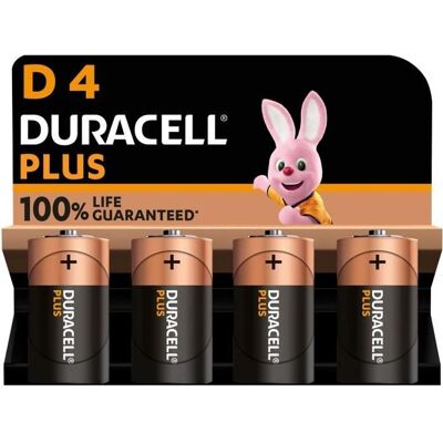 Duracell MN1300/LR20 Pile D - Puissance et Vie Supplémentaire - Publicité Duracell MN1300/LR20 Pile D - Puissance et Vie Supplémentaire - Publicité