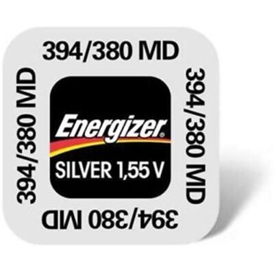 ENERGIZER 394 380 Lot de deux piles 1.55V - Publicité ENERGIZER 394 380 Lot de deux piles 1.55V - Publicité