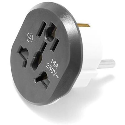 123 Adaptateur Prise Universel de Voyage Type-E/F Prise France vers Thaïlande Japon Australie UK Canada Switzerland -Yuan Yuan- Noir - Publicité 123 Adaptateur Prise Universel de Voyage Type-E/F Prise France vers Thaïlande Japon Australie UK Canada Switzerland -Yuan Yuan- Noir - Publicité