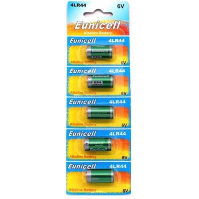 123 Lot de 5 Piles Alcaline 6V Type 4LR44 compatibles 4AG13 4A76 476A - Yuan Yuan - Publicité 123 Lot de 5 Piles Alcaline 6V Type 4LR44 compatibles 4AG13 4A76 476A - Yuan Yuan - Publicité