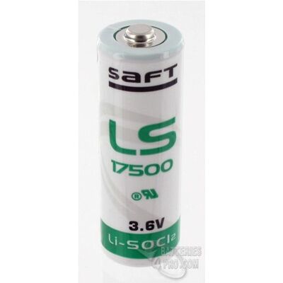 Pile Lithium 3.6V 3.6Ah Saft LS17500 - Publicité Pile Lithium 3.6V 3.6Ah Saft LS17500 - Publicité