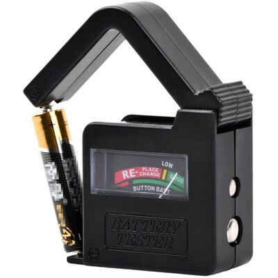 AIMOONSA Testeur de piles numérique BT860 - universel AA/AAA/C/D 15V/9V sans alimentation Noir - Publicité AIMOONSA Testeur de piles numérique BT860 - universel AA/AAA/C/D 15V/9V sans alimentation Noir - Publicité