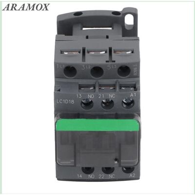 ARAMOX Contacteur AC LC1D18 AC Contacteur 380V Tension nominale Industrial Electric AC quincaillerie clef Tension de bobine AC220V - Publicité ARAMOX Contacteur AC LC1D18 AC Contacteur 380V Tension nominale Industrial Electric AC quincaillerie clef Tension de bobine AC220V - Publicité