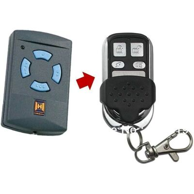 Télécommande - JEDBESETZT - HSM4 HSM2 HS2 HS4 - 868 MHz - 4 canaux - Autoapprenant Noir - Publicité Télécommande - JEDBESETZT - HSM4 HSM2 HS2 HS4 - 868 MHz - 4 canaux - Autoapprenant Noir - Publicité
