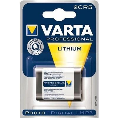 Pile 2CR5 VARTA Lithium - Publicité Pile 2CR5 VARTA Lithium - Publicité