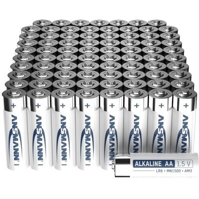 ANSMANN Piles AA alcalines taille LR6 - (80 pièces) Le design peut varier - Publicité ANSMANN Piles AA alcalines taille LR6 - (80 pièces) Le design peut varier - Publicité