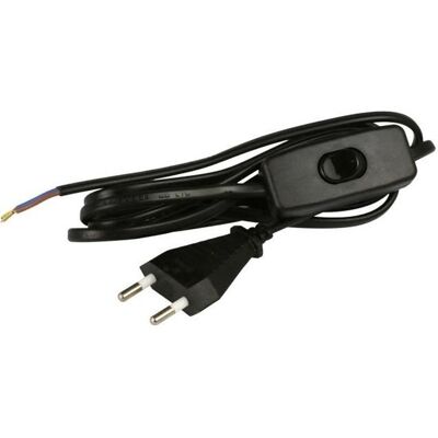 ZENITECH - Lamp-Cable - 1.5m - Noir - Power cable - Publicité ZENITECH - Lamp-Cable - 1.5m - Noir - Power cable - Publicité