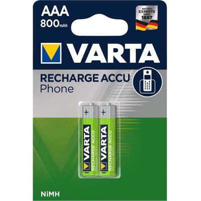 Varta - HR03 - AAA - 750mAh - Battery - Publicité Varta - HR03 - AAA - 750mAh - Battery - Publicité
