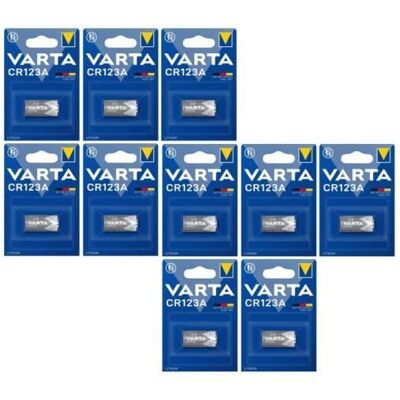 Pile au lithium Varta CR123A - Pile - Publicité Pile au lithium Varta CR123A - Pile - Publicité