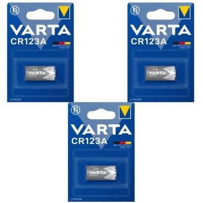 Varta CR123A Batterie au lithium - Batterie - Publicité Varta CR123A Batterie au lithium - Batterie - Publicité