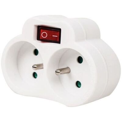 Biplite GAO 2x16A - Interrupteur - Adaptateur électrique - Publicité Biplite GAO 2x16A - Interrupteur - Adaptateur électrique - Publicité
