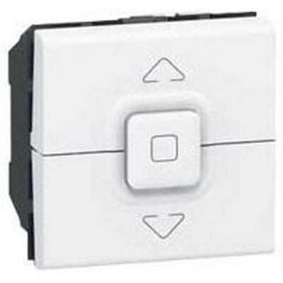 LEGRAND 077028 - Poussoir pour 1 ou plusieurs volets roulants Prog Mosaic - 2 mod - blanc Blanc - Publicité LEGRAND 077028 - Poussoir pour 1 ou plusieurs volets roulants Prog Mosaic - 2 mod - blanc Blanc - Publicité