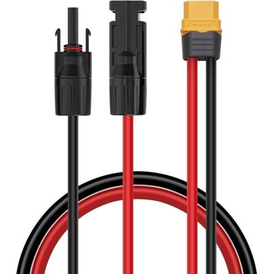 Adaptateur ALLPOWERS connecteur solaire → câble XT60 12 m cuivre étamé étanche IP68 Rouge - Publicité Adaptateur ALLPOWERS connecteur solaire → câble XT60 12 m cuivre étamé étanche IP68 Rouge - Publicité