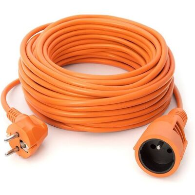 Rallonge pour jardin - GAO - 50 m - Câble H05VV-F 3x15mm² Orange - Publicité Rallonge pour jardin - GAO - 50 m - Câble H05VV-F 3x15mm² Orange - Publicité