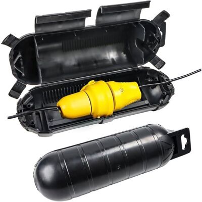 EVIRON Lot de 2 Boite Etanche Electrique Exterieur IP44 Cache Prise Exterieure Etanche épaisse Boitier Protection pour Rallonge Exterieur - Publicité EVIRON Lot de 2 Boite Etanche Electrique Exterieur IP44 Cache Prise Exterieure Etanche épaisse Boitier Protection pour Rallonge Exterieur - Publicité
