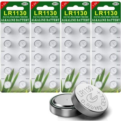 Pile bouton LR1130 AG10 - Montre, LED, Électronique - Publicité Pile bouton LR1130 AG10 - Montre, LED, Électronique - Publicité