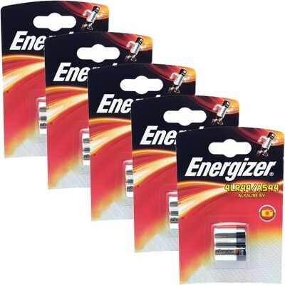 Piles alcalines - 4LR44 (A544) - 6 V - Lot de 10 - Alcaline Noir - Publicité Piles alcalines - 4LR44 (A544) - 6 V - Lot de 10 - Alcaline Noir - Publicité