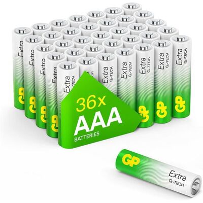 GP - GP Extra - AAA - 40-pack - Batterie - Publicité GP - GP Extra - AAA - 40-pack - Batterie - Publicité