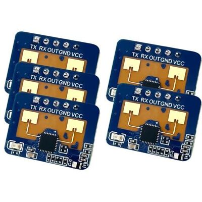 SODIAL 5 PièCes 24G MmWave HLK-LD2410C Module de DéTection de Mouvement de Capteur Radar de PréSence Humaine bleu5 * Module de capteur - Publicité SODIAL 5 PièCes 24G MmWave HLK-LD2410C Module de DéTection de Mouvement de Capteur Radar de PréSence Humaine bleu5 * Module de capteur - Publicité