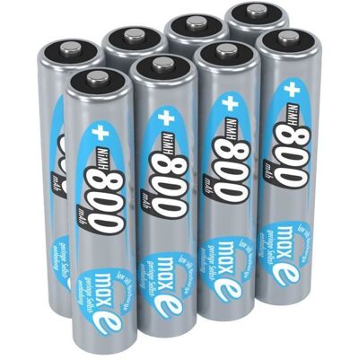 Piles rechargeables NiMH AAA 800mAh ANSMANN - Piles - Publicité Piles rechargeables NiMH AAA 800mAh ANSMANN - Piles - Publicité