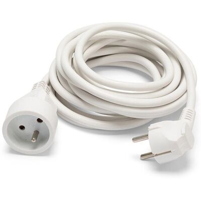 VELAMP Rallonge - Prolongateur 10 mètres 16A H05VV-F3G1.5MM2 NFCE Blanc - Publicité VELAMP Rallonge - Prolongateur 10 mètres 16A H05VV-F3G1.5MM2 NFCE Blanc - Publicité
