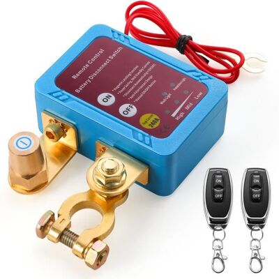 PRUMYA Coupe circuit batterie 12v Interrupteur de mise hors tension automatique interrupteur de télécommande de voiture Noir - Publicité PRUMYA Coupe circuit batterie 12v Interrupteur de mise hors tension automatique interrupteur de télécommande de voiture Noir - Publicité