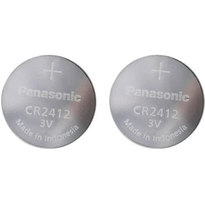 Panasonic - CR2412 - 3V - 2 Pack - Battery - Publicité Panasonic - CR2412 - 3V - 2 Pack - Battery - Publicité