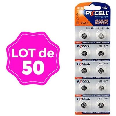 PKCELL - AG3 - 1.5V - Pile - Publicité PKCELL - AG3 - 1.5V - Pile - Publicité