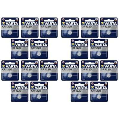 20 piles Varta CR1220 - - Publicité 20 piles Varta CR1220 - - Publicité