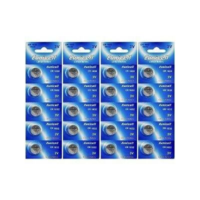 20 Piles Bouton Lithium CR1632 CR 1632 3V EUNICELL - Publicité 20 Piles Bouton Lithium CR1632 CR 1632 3V EUNICELL - Publicité